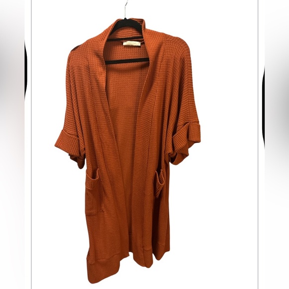 Women’s Eldridge Burnt Orange Cardigan Medium - Picture 4 of 7